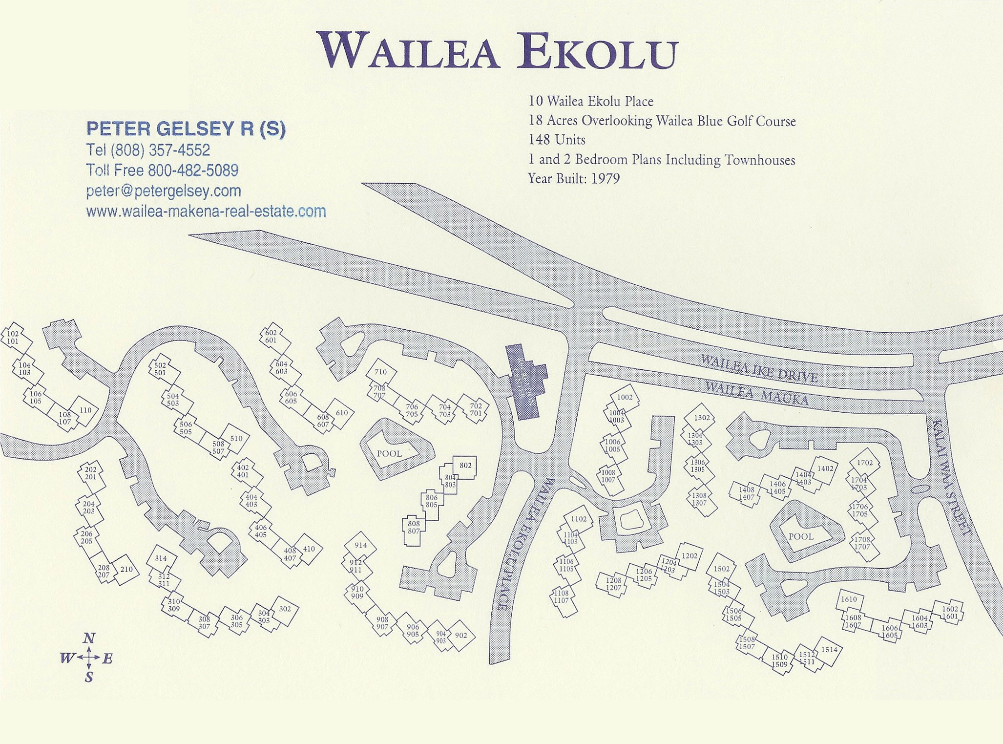 Wailea Ekolu Village Map Wailea Ekolu 306 Private Hawaiian Oceanview Ekolu Scan 6 6 04